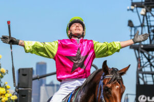 2024 Melbourne Cup winning jockey Robbie Dolan