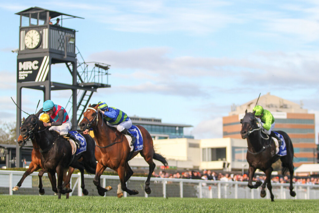 Attrition winning the 2023 Toorak Handicap