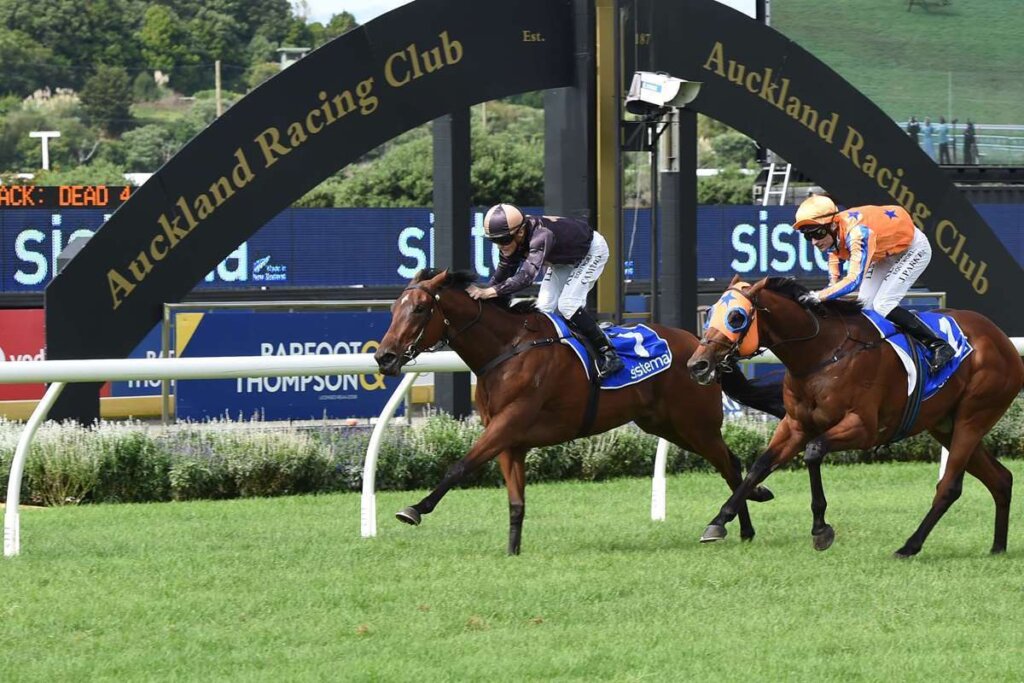Lickety Split winning the 2022 Sistema Stakes
