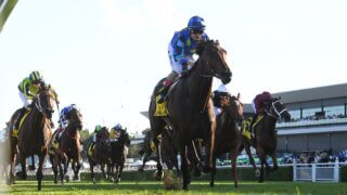 Circle Of Fire winning the 2024 Sydney Cup at Randwick