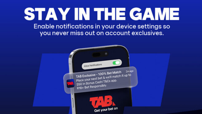 Stay across TAB offers and updates