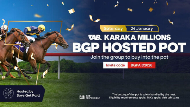 2026 Boys Get Paid Karaka Millions Hosted Pot