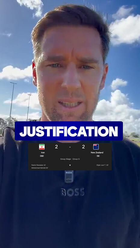 Shane Smeltz | New Zealand v Iran Reaction