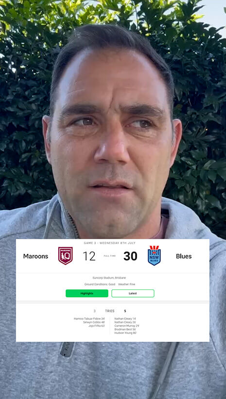 Cam Smith | State Of Origin III Review