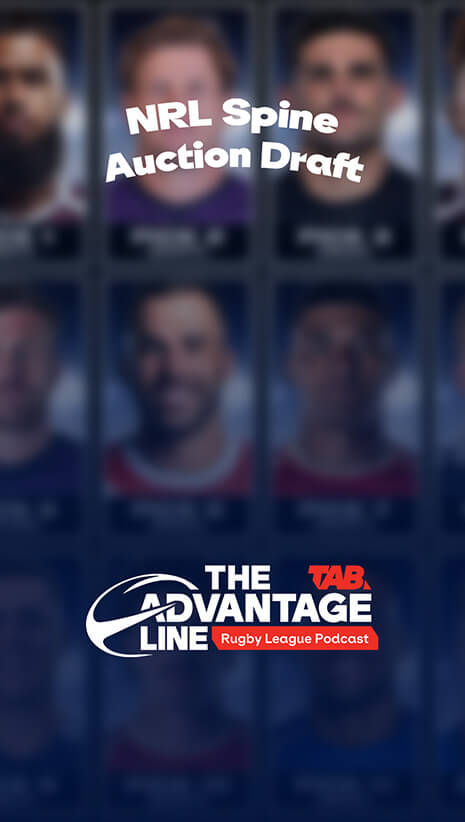 Spine Auction Draft | The Advantage Line Podcast